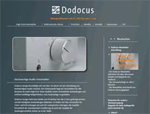 Tablet Screenshot of dodocus.de
